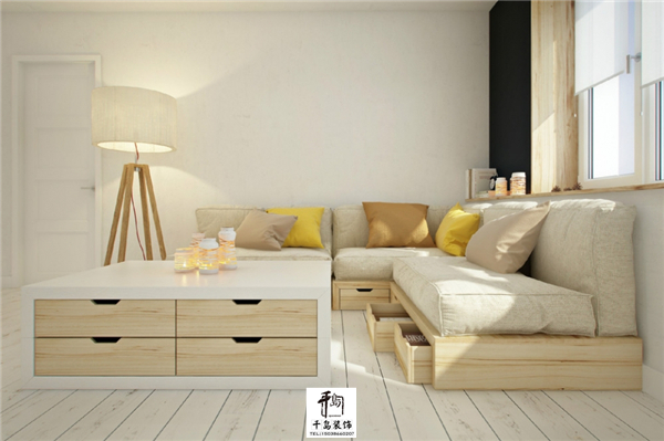 百變沙發助陣,客廳完美收納