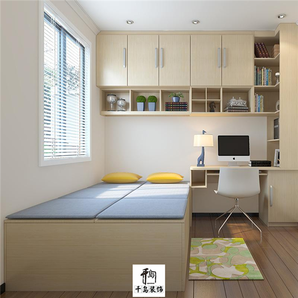 榻榻米組合臥室現(xiàn)代簡約