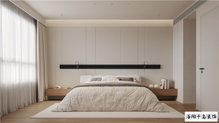 洛陽現(xiàn)代風(fēng)臥室裝修實景案例